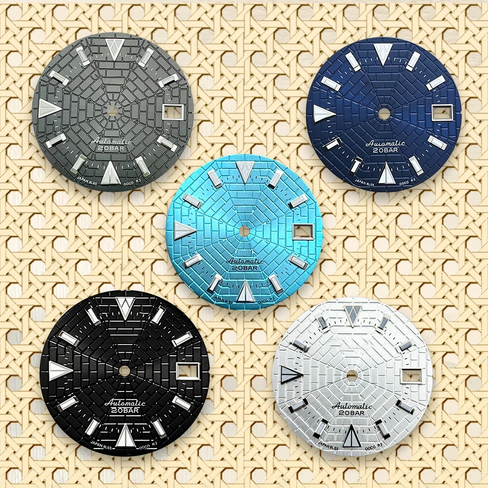 

New Watch 3D S LOGO Dial 28.5mm Modified Accessories Suitable For NH35/NH36 Automatic Movement installation