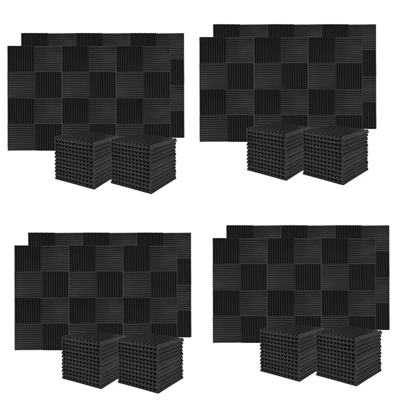 

ABLB-240 Pcs Sound Insulation Board Sound Insulation Studio Foam,For Wall Sound Insulation Board,For Home Studio,2.5X30x30cm