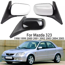 Car Rear View Mirror Assembly For Mazda 323 1998 1999 2000 2001 2002 2003 2004 2005 Auto Manual adjustment Electric adjustment