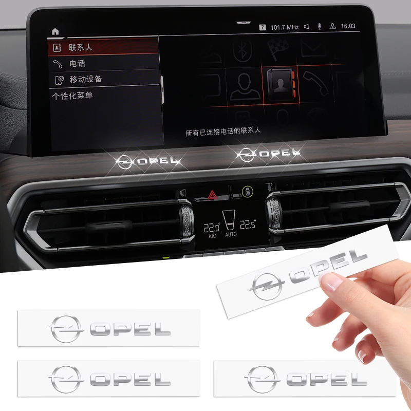 

3D Metal Car Interior Dekoration Stickers Badges Auto Styling For Opel Insignia Astra G J F K Vectra C H Corsa C B D Omega