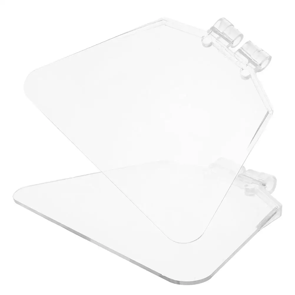 2pcs Bench Guard Shield High Transparency Dust Proof Safety Eye Cover Plastic Bench Grinder Guard Shield Protective Accessories