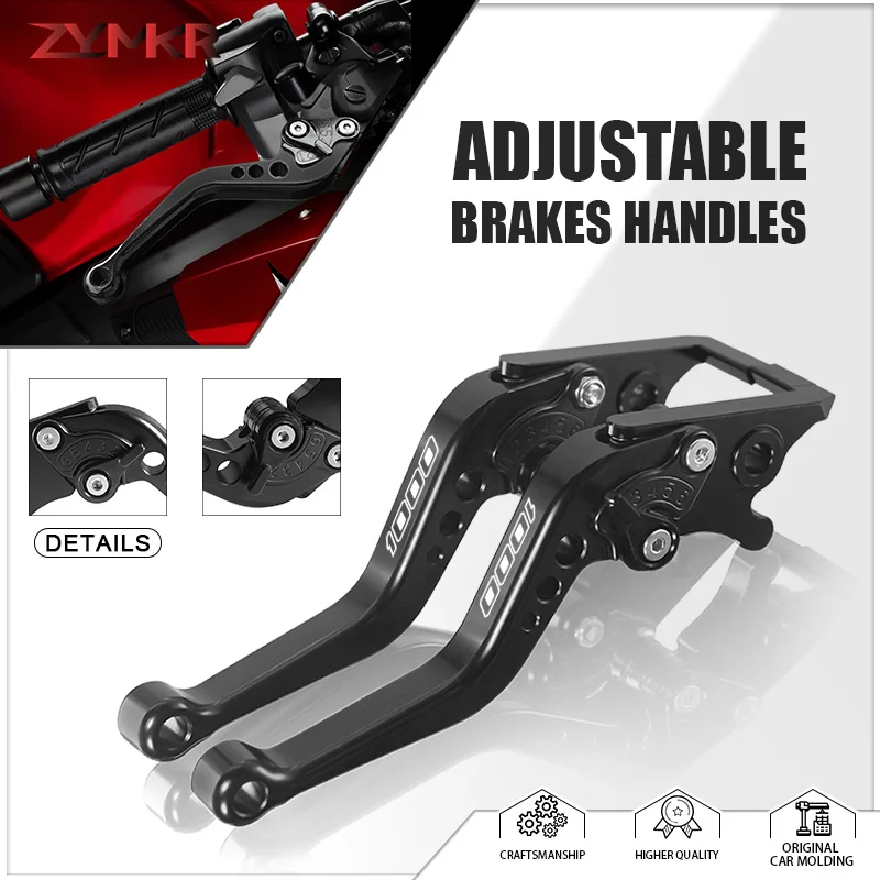 Short Brake Clutch Lever Handle For Z1000 Z1000R Z1000SX NINJA1000 Motorcycle Adjustable Handlebar Brakes z1000 z1000sx ninja