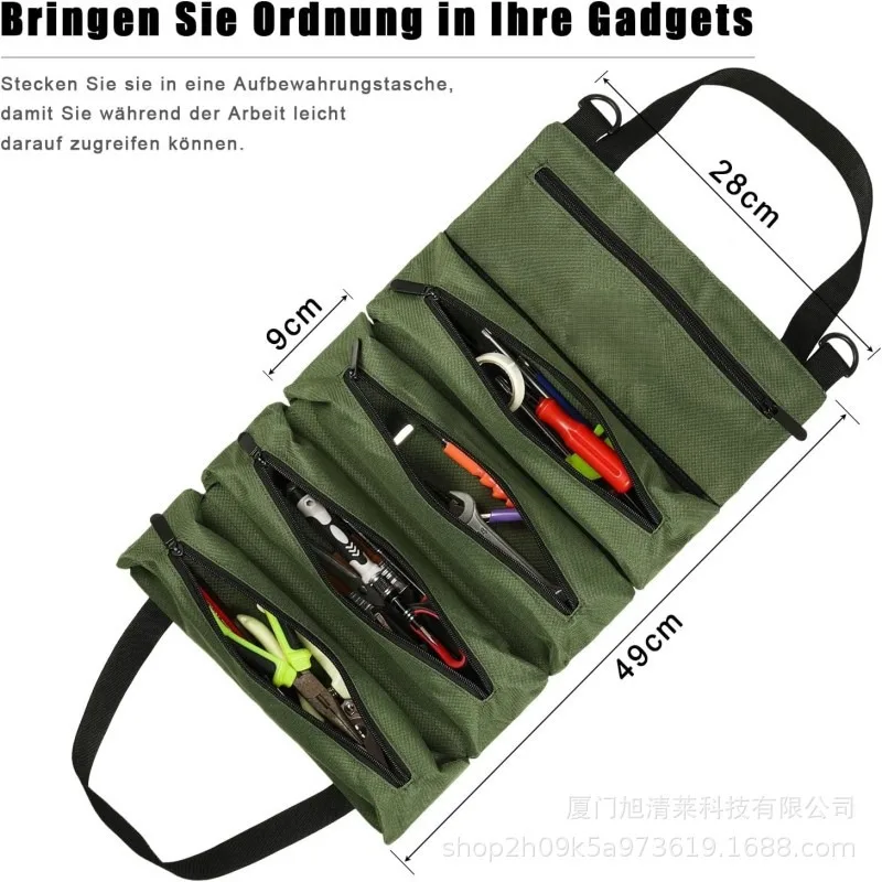 المحمولة أكسفورد تخزين ملابس حقيبة أدوات متعددة الأغراض نشمر حقيبة يد السيارات السيارات دراجة نارية قماش أداة مفتاح الربط المنظم دلو