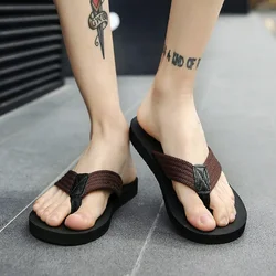 2023 Men Flip-flops Men's Beach Slippers For Droping Shipping Size 40-45