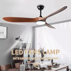 85-265V 42 52 Inch Ceiling Fan Industrial Vintage ABS Ventilator With Light Remote Control Decorative Blower Retro Large Fans