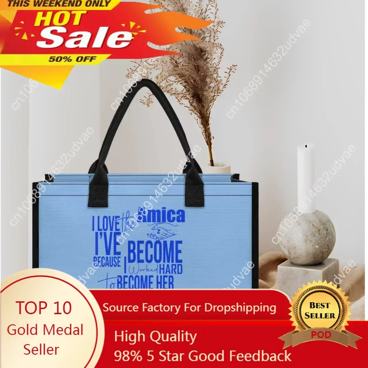 

I Love Zeta Amicae Durable Tote Bags Party Travel Casual Vintage Shoulder Bag Friends of Zeta Fashion Top Handle Girls Handbags