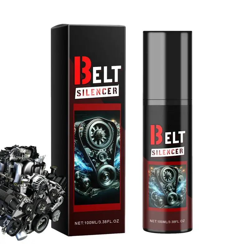 

Belt Noise Spray 100ml Belt Noise Lubrication Protection Spray Anti-Abnormal Lubrication & Silencer Protection Spray Friction