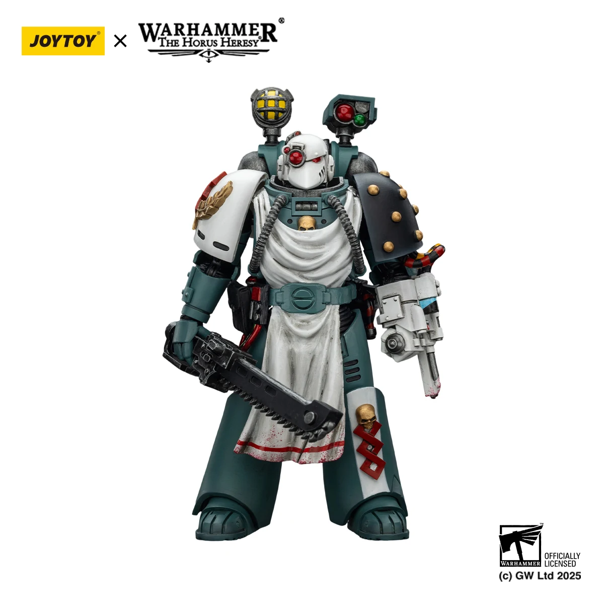 [الطلب المسبق]JOYTOY Warhammer 30K 1/18 شخصيات الحركة Legion Cataphractii Praetor&Legion Champion&Legion Apothecary 3 قطعة نموذج