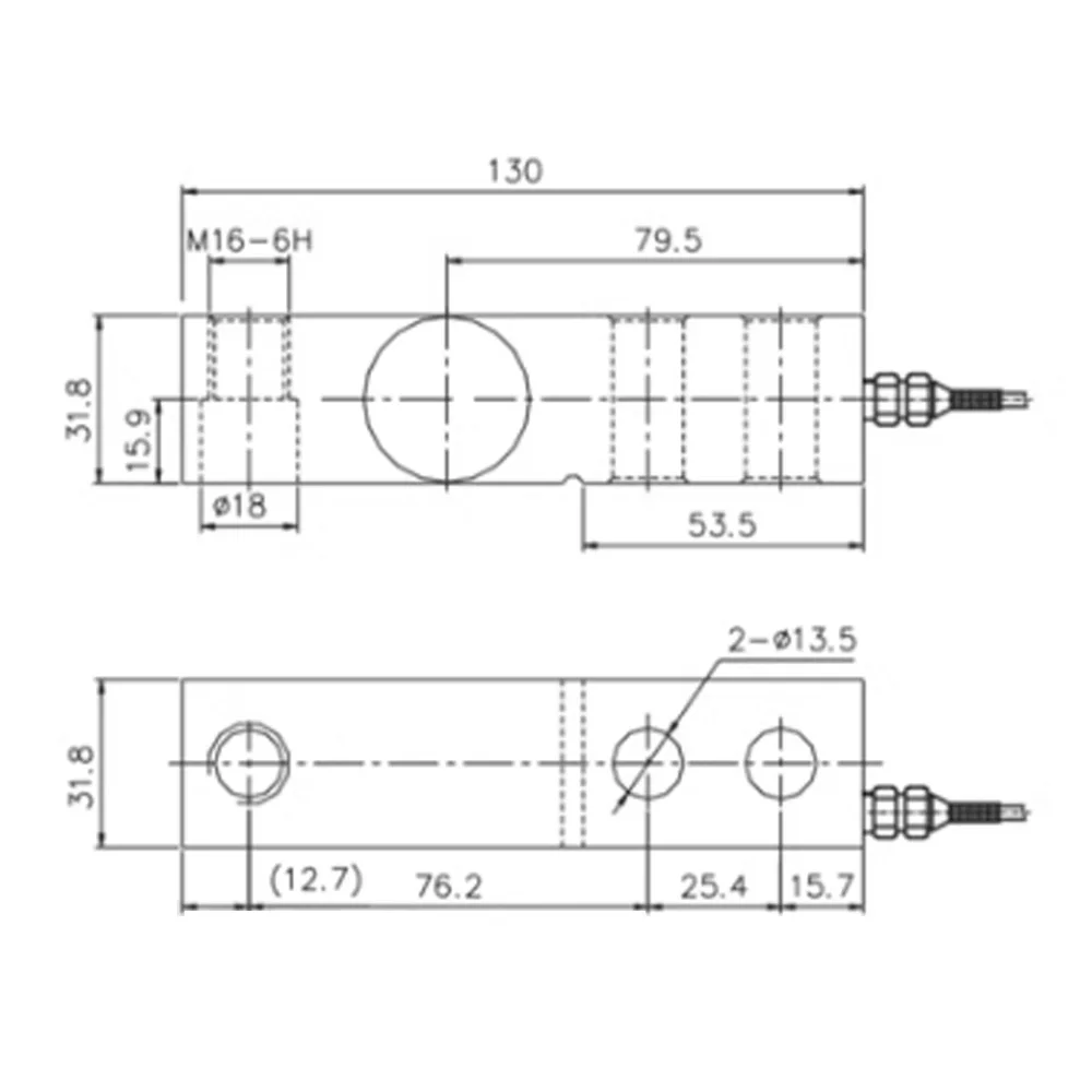 Pressure Sensors YZC-320C Pressures Load Cell Electronic Scale with Cable 500kg 1T/2T/3T/5T with Foot Pad