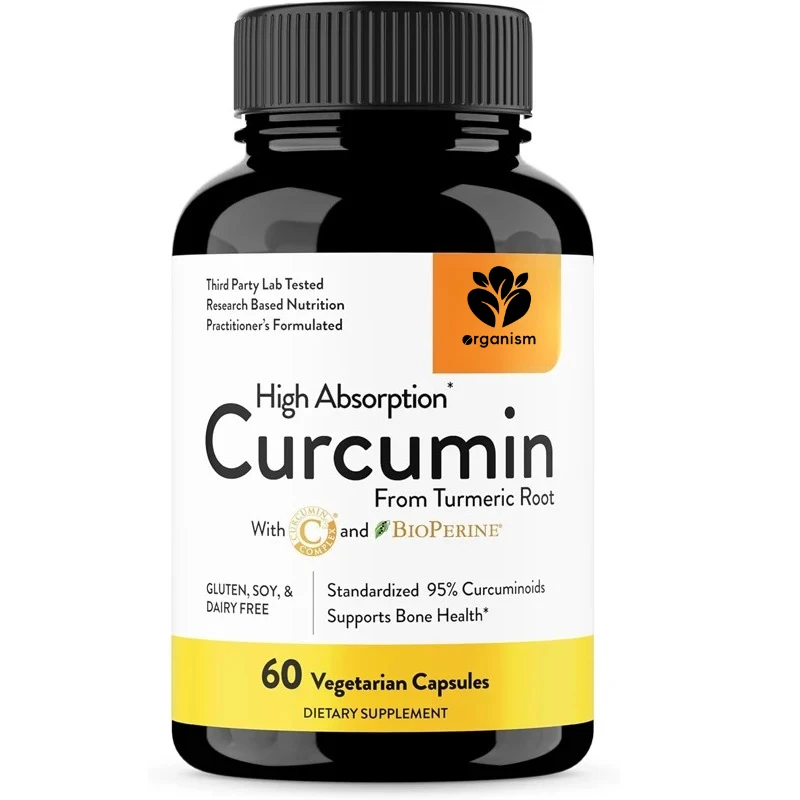 Curcumin C3 complex containing black pepper extract, 60 capsules | Non GMO, suitable for both men and women