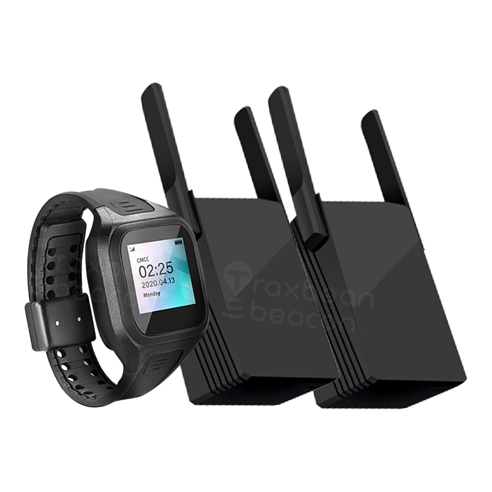 Low-power BLE Beacon Tag GPS Watch Bracelet Wristband with Prisoner Tracker