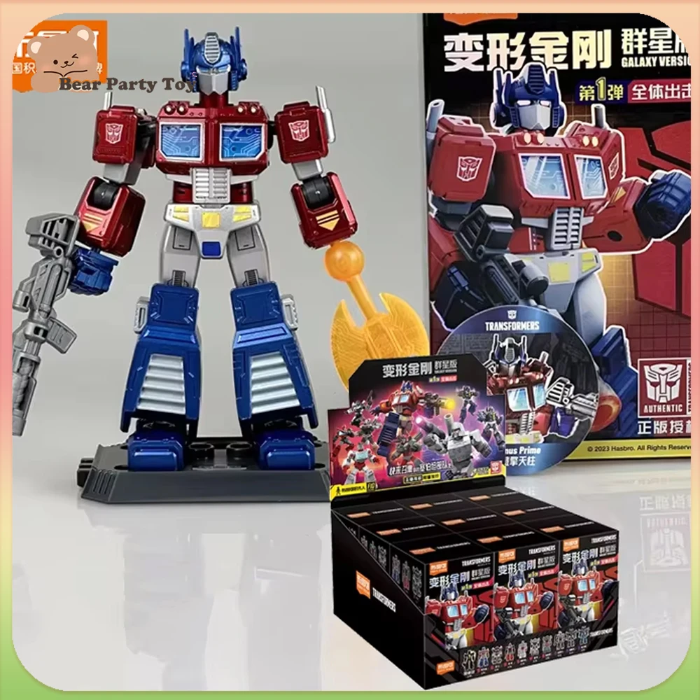 Hot New Blokees Block Galaxy Version1 Roll For It Transformers Optimus Prime Bumblebee Scavenger Prowl Robot Toys Kids Gifts