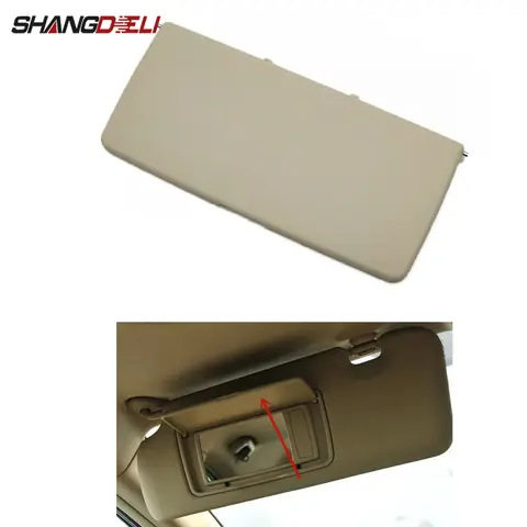 1PC Fit For Honda CRV CR-V 2012 2013 2014 Car SunShade Cover Sun Visor Make-up Mirror Cover Sun Visor Mirror Cover Replacement