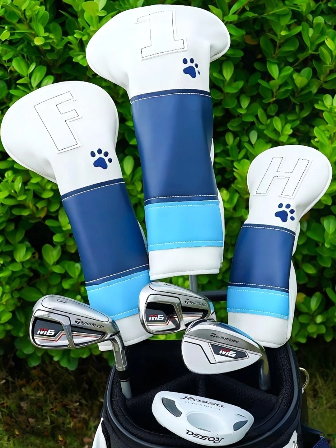 レザーゴルフクラブヘッドカバー-bcgolf-ドライバー-3または5ウェイ-フェアウェイウッド-ut-ミックスウッド-キャップセット-ゴルフキャディー-スポーツフィットネスファン用品