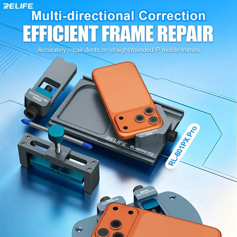RELIFE RL-601PX Multi-directional Correction Efficient Frame Repair  for Mobile Phone Rounded Straight Frame Repair Tool