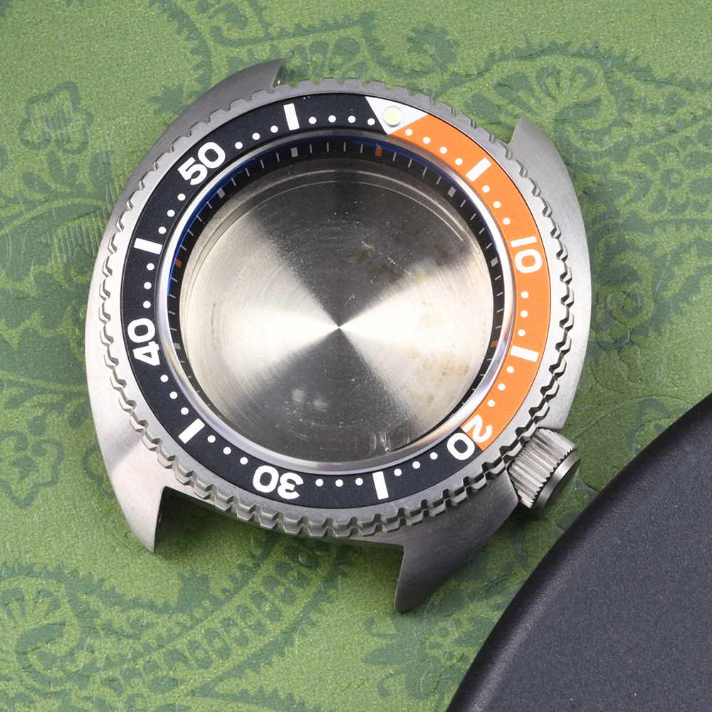 HEIMDALLR WATCH CASE Titanium C3 super lume for NH35A NH36A automatic movement dive watch case 3.8 O'clock Turtle 6309