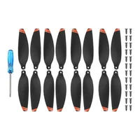 4 Pair Colorful Propellers for DJI Mavic Mini 2 Drone Mini Portable Low Noise Color Stripes Light Weight Propellers Accessories