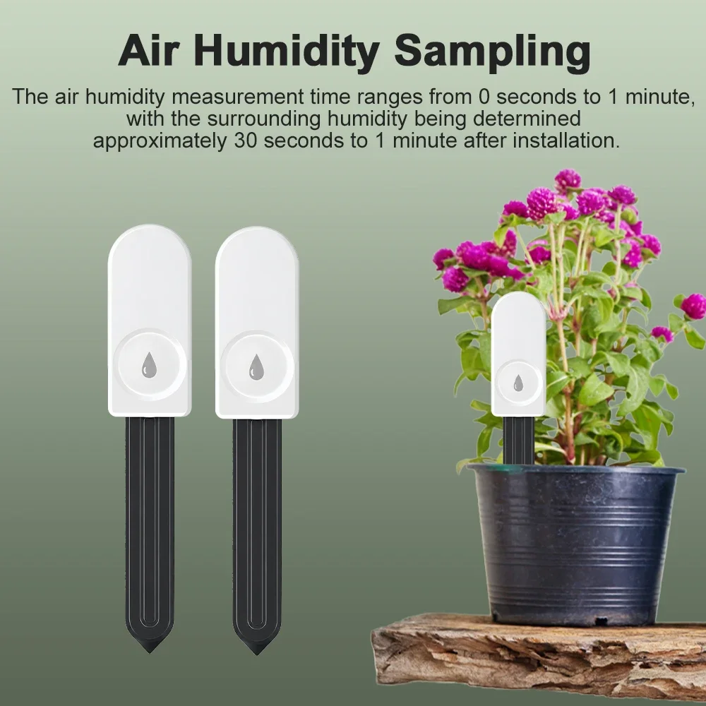 Works With Tuya ZigBee 3.0 Soil Moisture Tester Gardening Humidity Meter Farm Lawn Plants Flower Soil Monitor Sensor Hygrometer