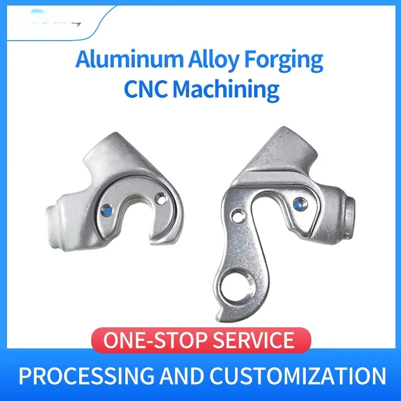 CNC Forged Aluminum Derailleur Hanger Shoulder Plate Bicycle Tail Hook Cycling Transmission Replacement Accessories