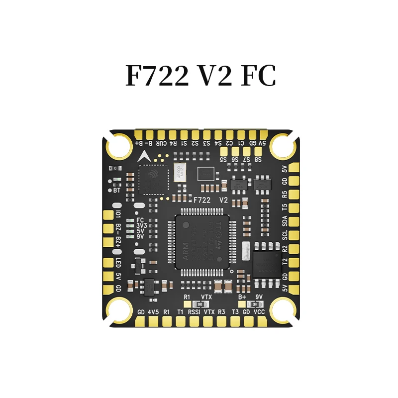 

Aocoda-RC F722 V2 Flight Controller X8 ICM42688P&BMP280 30.5mm for Racing Drone