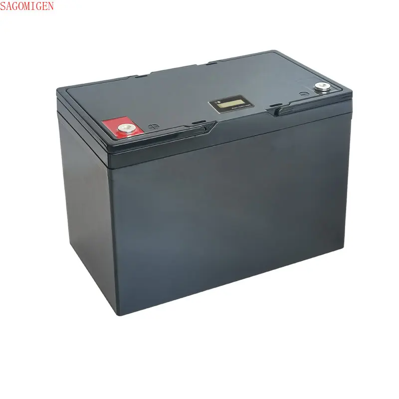 12V 24V Lifepo4 Battery Case Solar Cells 12V 30Ah 50Ah 90Ah 105Ah 150/180Ah Lifepo4 Batteri Storage Box RV Battery Plastic Case