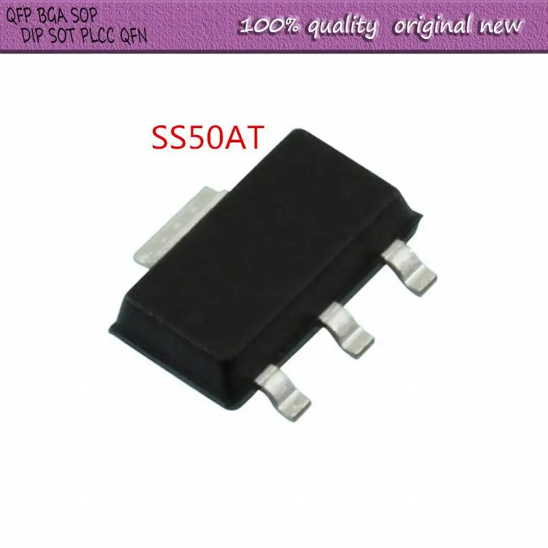 NEW  10PCS/LOT  SS50AT  S50A  SOT-89B
