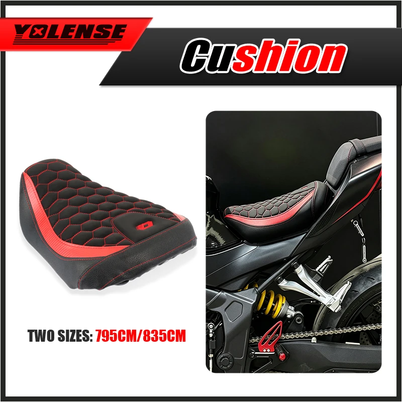 Für QJMOTOR SRK800RR SRK600RS SRK 800RR SRK 600RS Motorrad Zubehör Hohe Sitzkissen Geändert Lift Sitzkissen Set