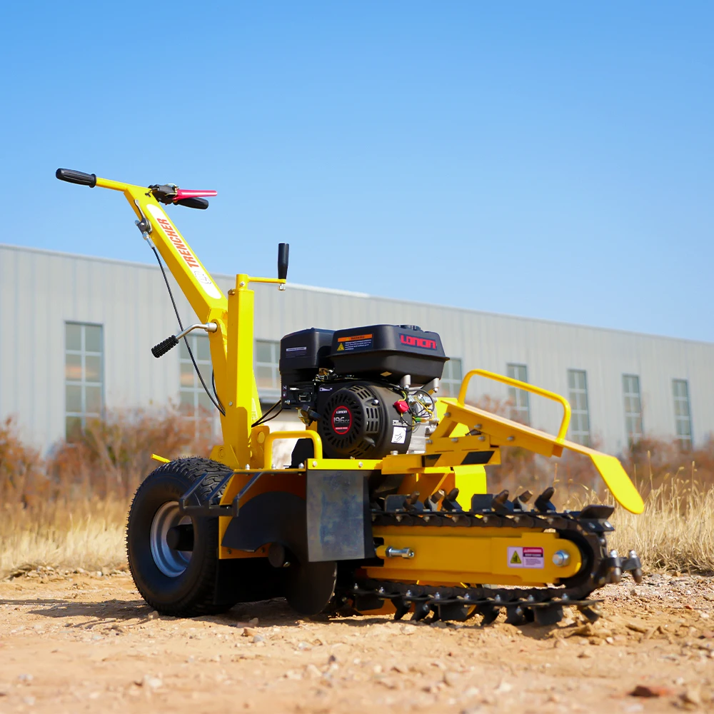 AUSTTER OEM Factory China Manufacturer Garden Using   Motor Powered Agricultural Equipment Chain Small Trencher