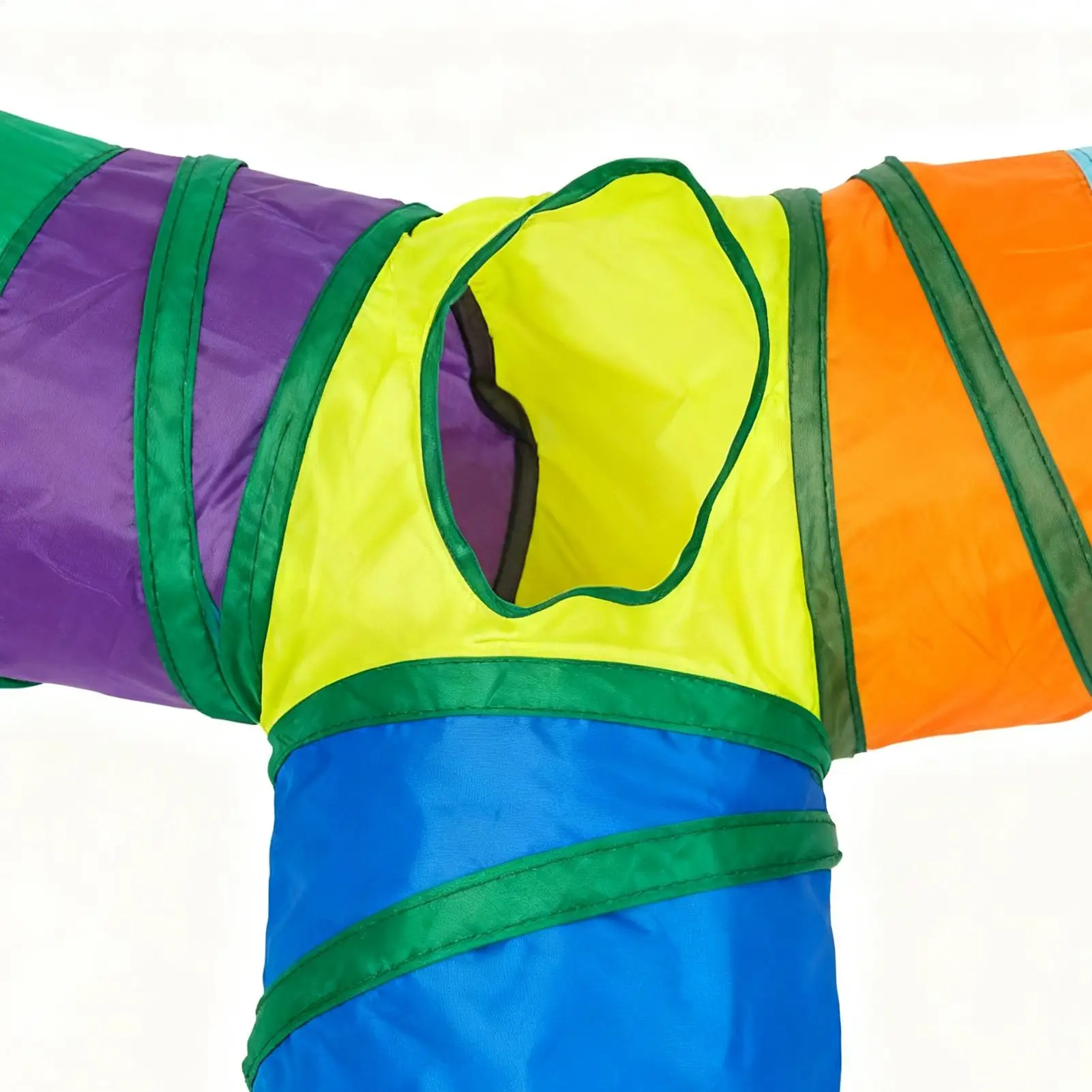 نفق لعب القطط ألعاب تفاعلية قابلة للطي ألعاب القطط الكبيرة نفق للقطط والجرو والكلاب الصغيرة والحيوانات الأليفة لممارسة اللعب في الأماكن المغلقة