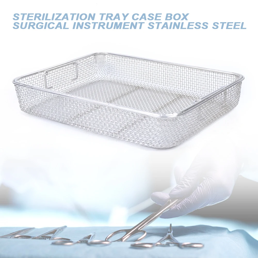 Stainless Steel Instrument Disinfection Basket Cleaning Sterilization Acid And Alkali Resistance