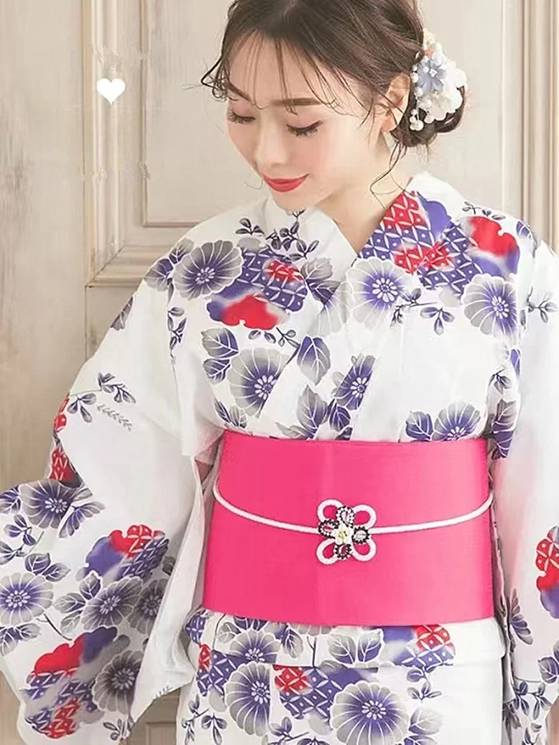 Handwoven Bathrobe Waist Belt Accessories Decorative Knot Rope Kimono Small Accessories Multi-Color Traditional Japanese Style