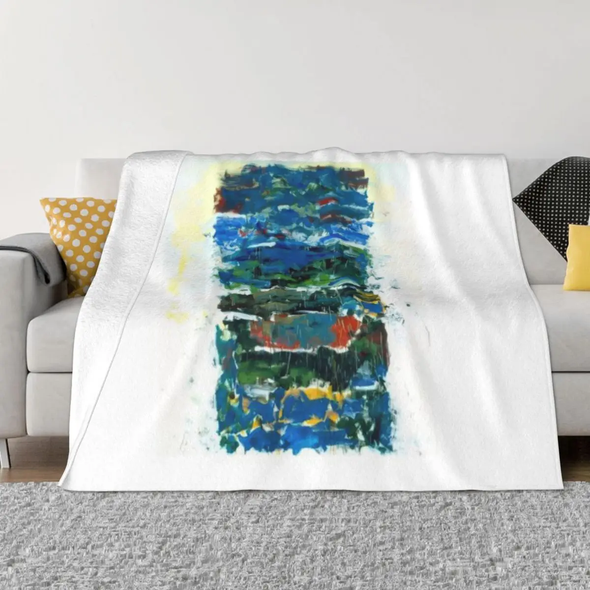 Champs - Joan Mitchell Fiesta cálida personalizada Una manta de micropolar ultrasuave