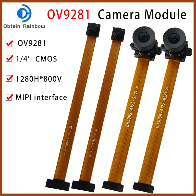 

OV9281 CMOS 1200*800 1/4Inch 1MP FF 65° /90° Camera Module , Android, Linux, Wince, OS