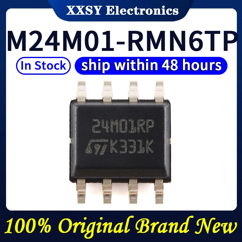 M24M01-RMN6TP SOP8 24M01RP, alta calidad, 100% Original, nuevo