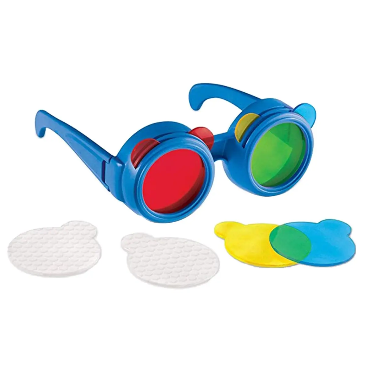【TODAY-BUY】~@ Student Kid Trichromatic Glasses Toy - Optical Physics Science Experiment Kit for Educational Teaching
