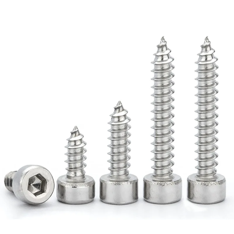 

Factory Wholesale M1.7 M2 M2.5 M2.6 M3 M3.5 Stainless Steel Galvanized Layer Hexagonal Self-tapping Screws Small Screws