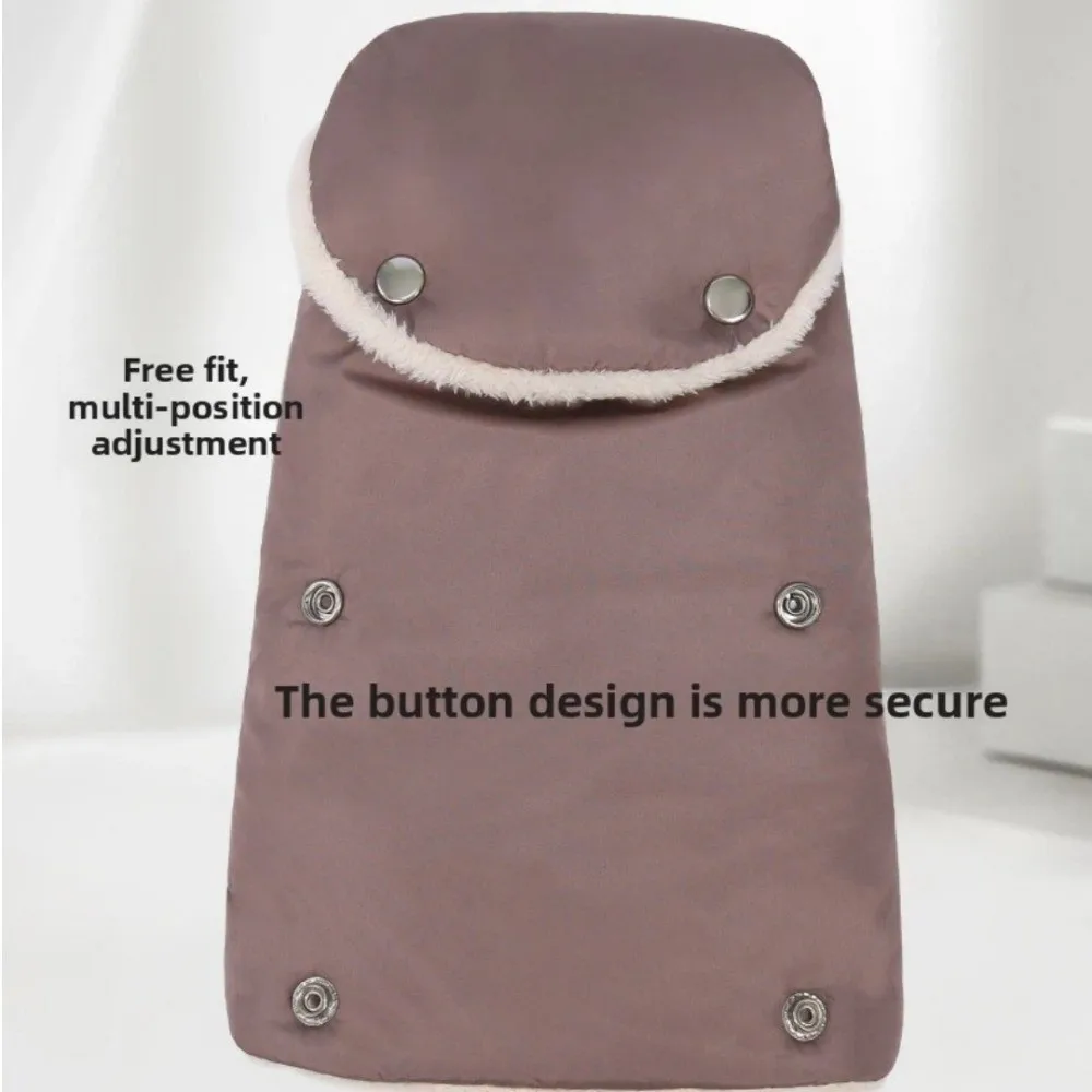 

Водонепроницаемые перчатки для коляски Outoor, теплые перчатки на руль, флисовая подкладка, утолщенные антифризные варежки, аксессуары для колясок