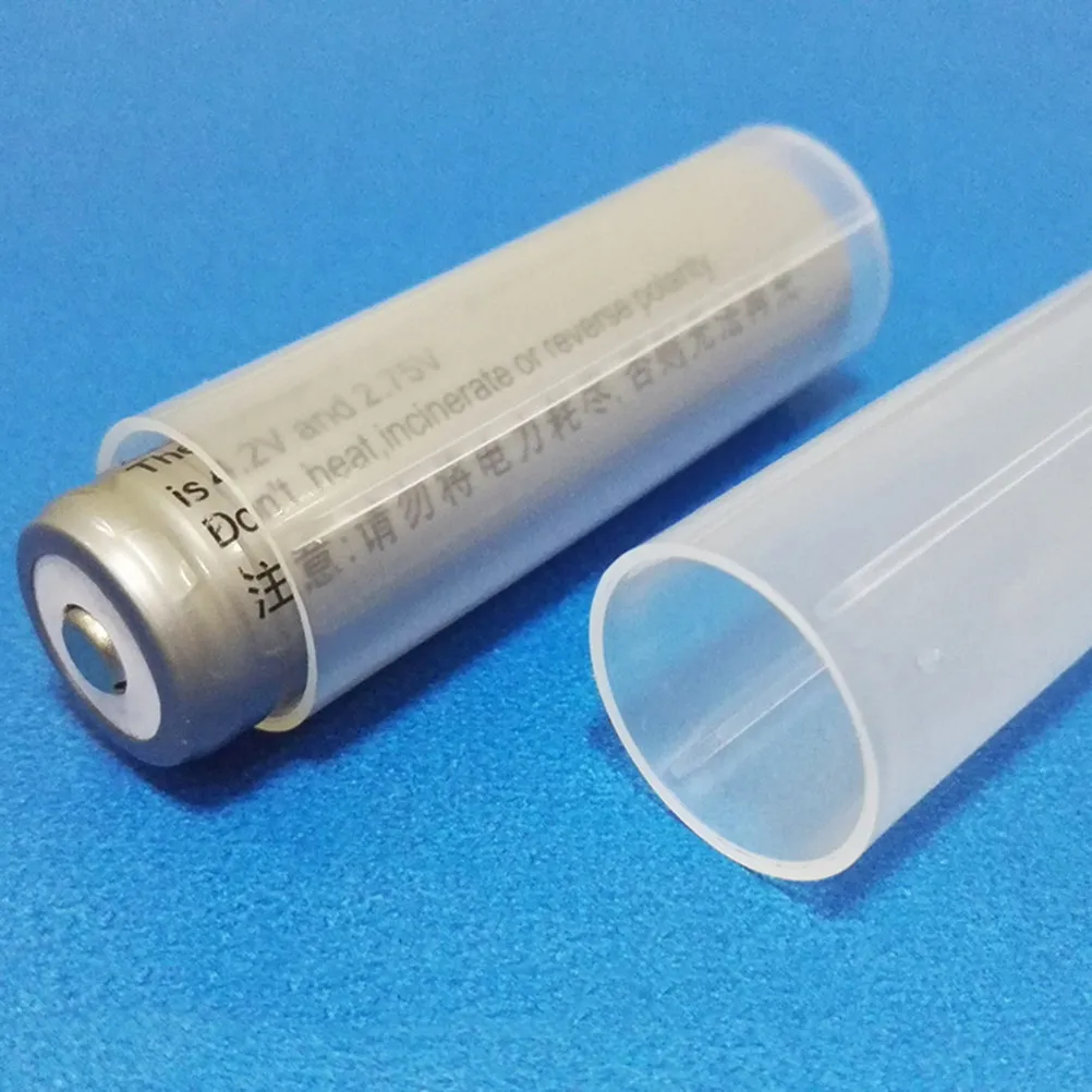 2 pcs Battery Holder Rack for Flashlight Suitable 18650 AAA Durable Resilient Metal Column Cylindrical Tube Storage Box