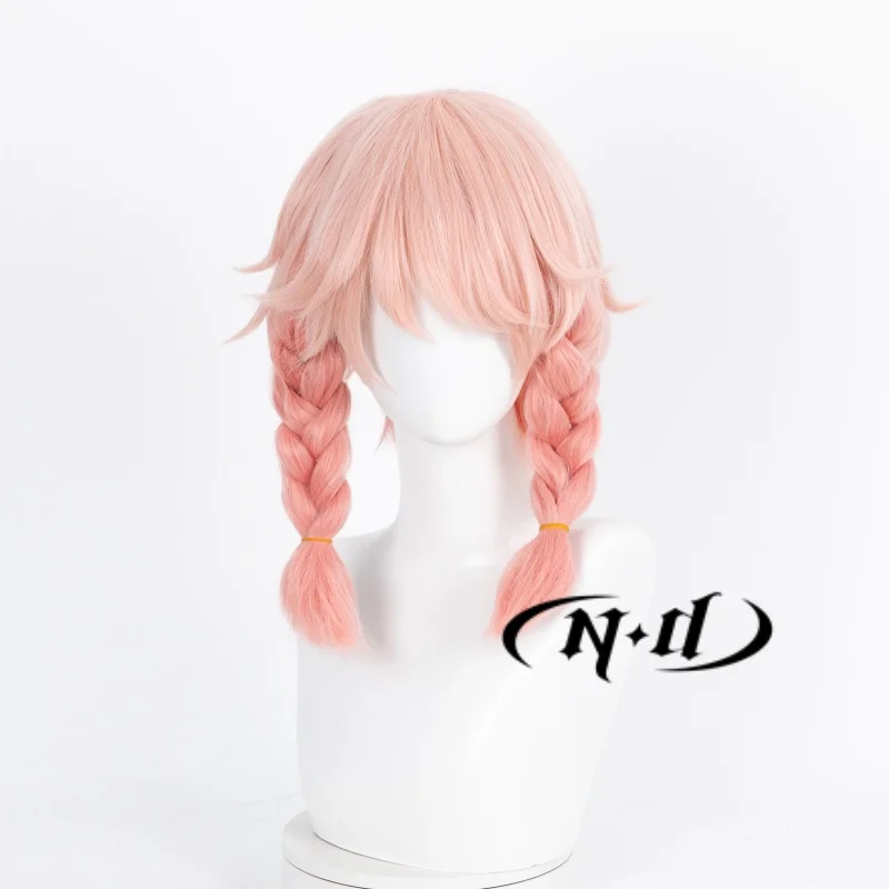 ND Honor of Kings Game Cosplay Hair Wigs Yaria Cosplay Wigs Hairpiece Heat Resistant Synthetic for Women Comic Con Coser