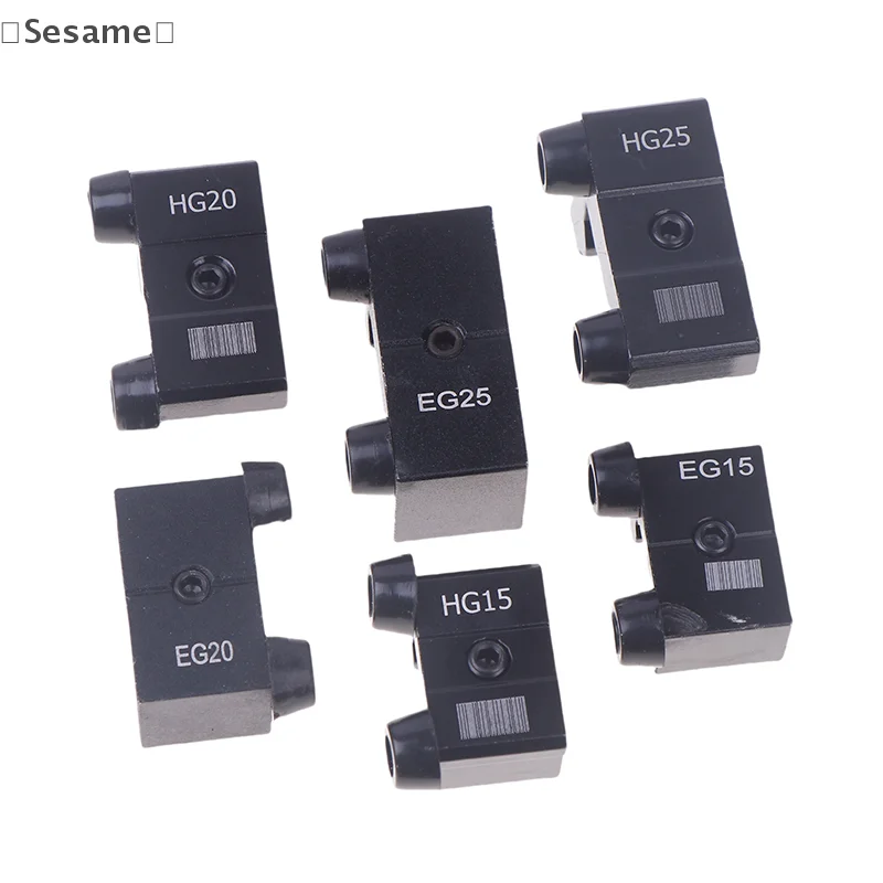 Linear Guide Rail Limit Block Hgh Egh15/20/25 Stroke Fixed Block Limiter Buffer Side Lock Anti-Collision Cnc 3D Printer