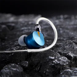 NICEHCK-Écouteurs F1 Pro en métal CNC, oreillettes à diaphragme planaire, HiFi, musique, moniteur d'oreille, 2 broches, IEM, 14.2mm, 4.4mm