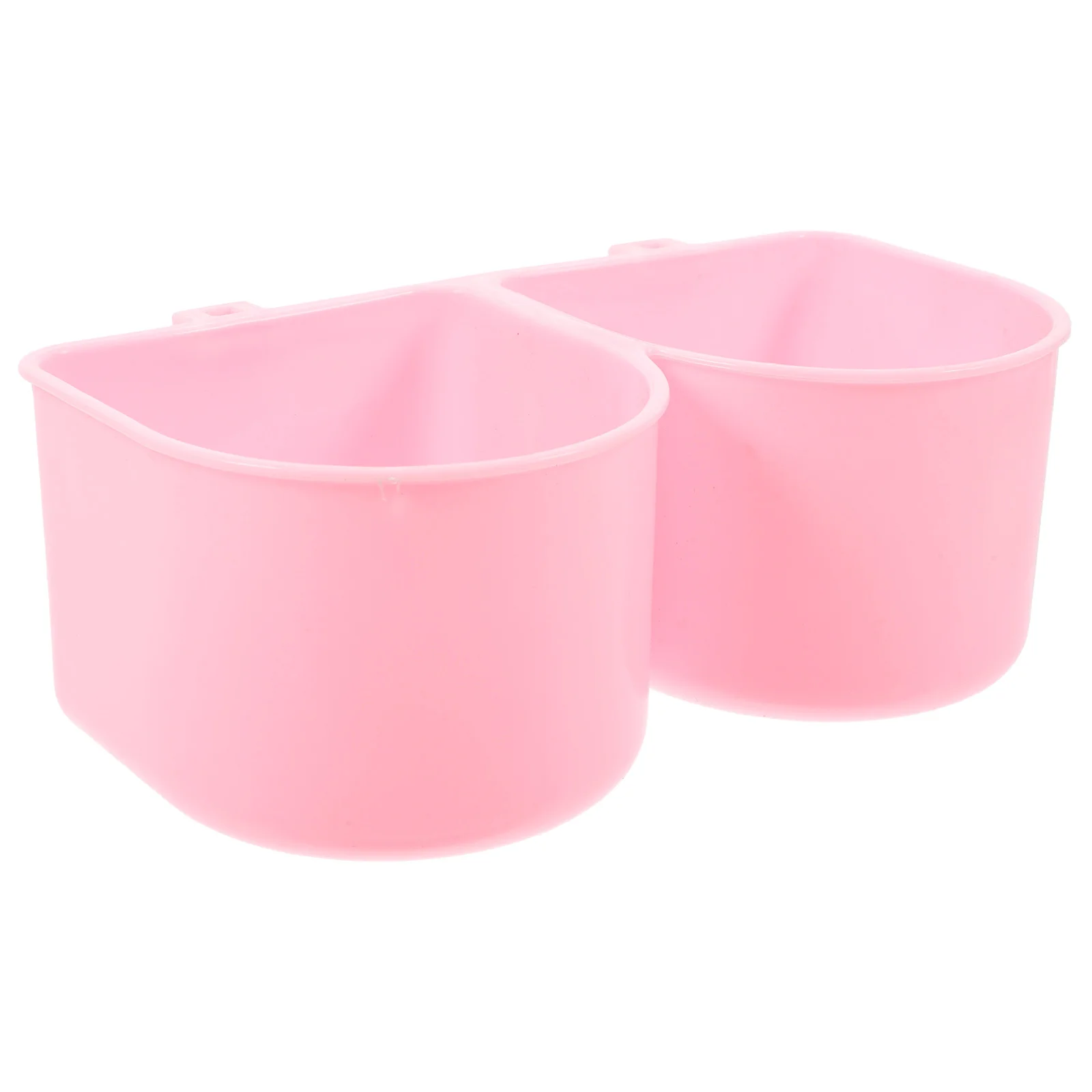 

Pet Hanging Feeding Bowl Cage Mounted Dog Crate Rabbit Food Water Dish No Spill Abs Adjustable Holder For Small Animals