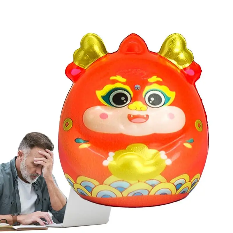 

Pinch Dragon Squeeze Toy Mood Relaxing Fingertip Animal Pinch Toy Fun Prank Gadget Sensory Toy Home Decoration For Desk