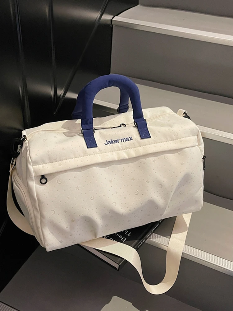 Large Capacity Fashionable Women's Travel Bag Handheld Sports Fitness Bag Lightweight Travel Bag for Short Trips And Maternity