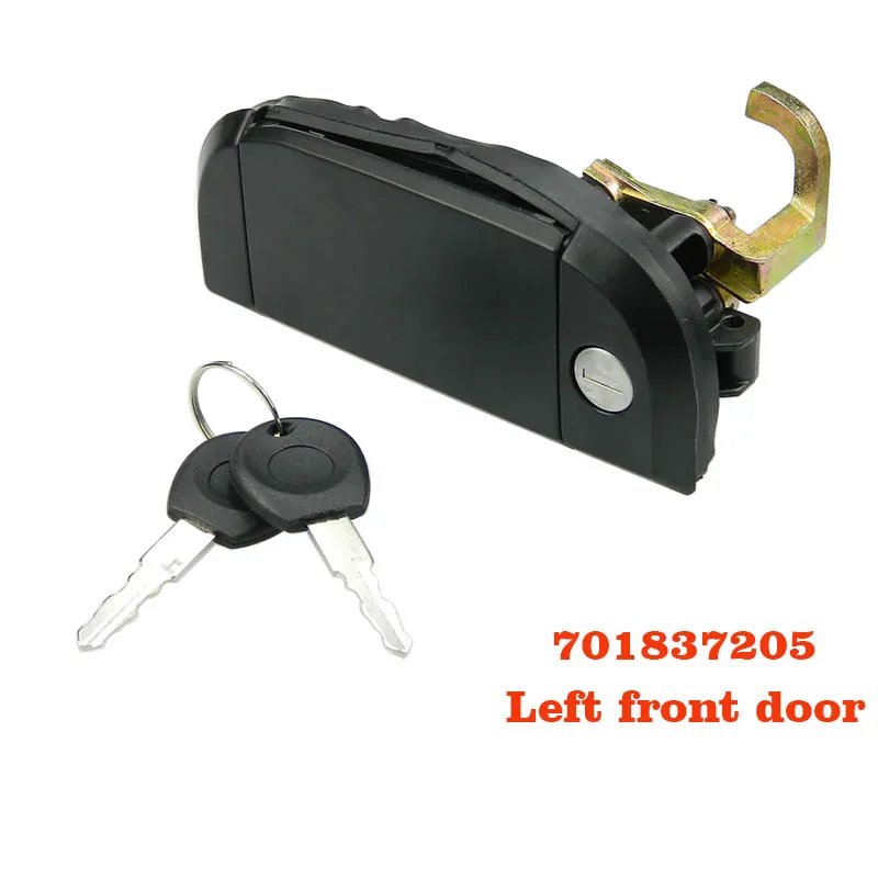 FOR VW TRANSPORTER CARAVELLE 1990-2003 BRAND NEW 701837205/701837206 FRONT LEFT/ Ringt OUTER DOOR HANDLE MECHANISM WITH KEYS