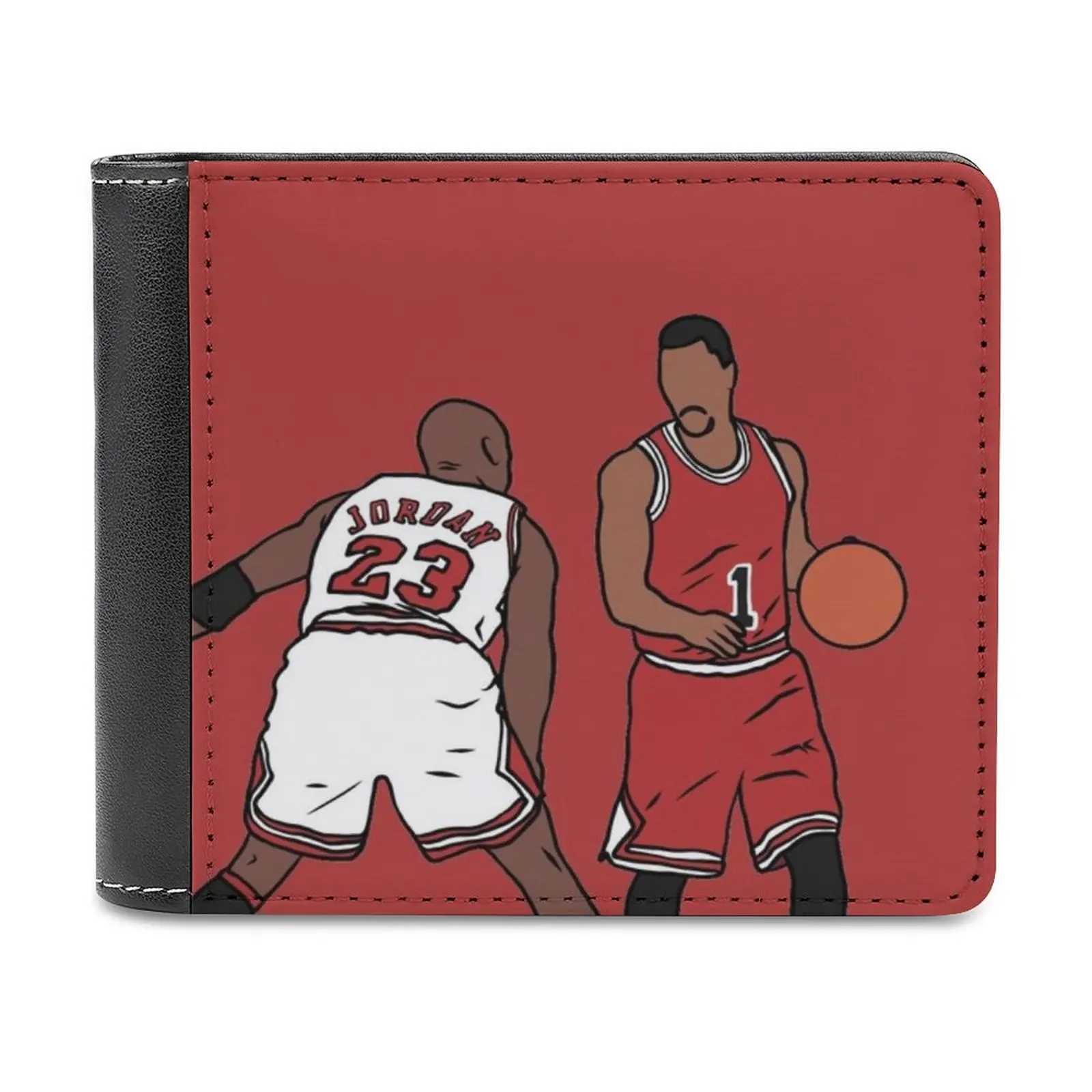 And Rose Business Men Wallets Small Money Purses New Design Dollar Price Top Wallet Sports Basketball Derrick Rose Michael Mj