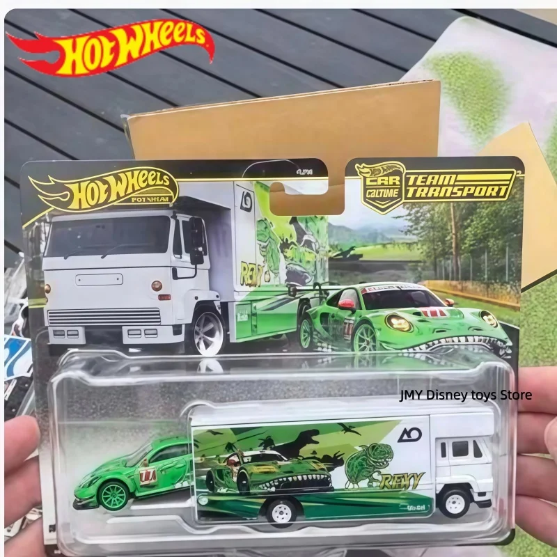 2026 Hot Wheels Team Transport Series FLF56 GT3-R (992) Porsche 911 Fleet Flyer transport vehicle Car Culture Collectible Adult