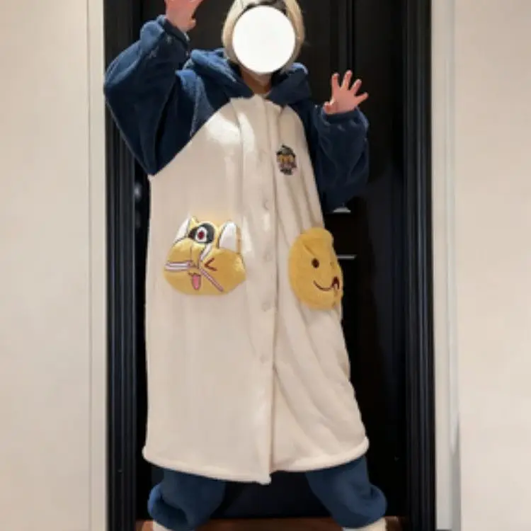 الهوية الخامس المحقق من الحرائق فلوريان العلامة التجارية أنيمي تأثيري منامة الشتاء ليلة رداء السراويل مقنعين ملابس منزلية دعوى طالب المشجعين هدية #3