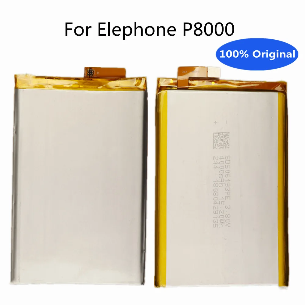 

New 4165mAh High Quality Original Replacement Battery For Elephone P8000 Smart Phone Battery Bateria In Stock