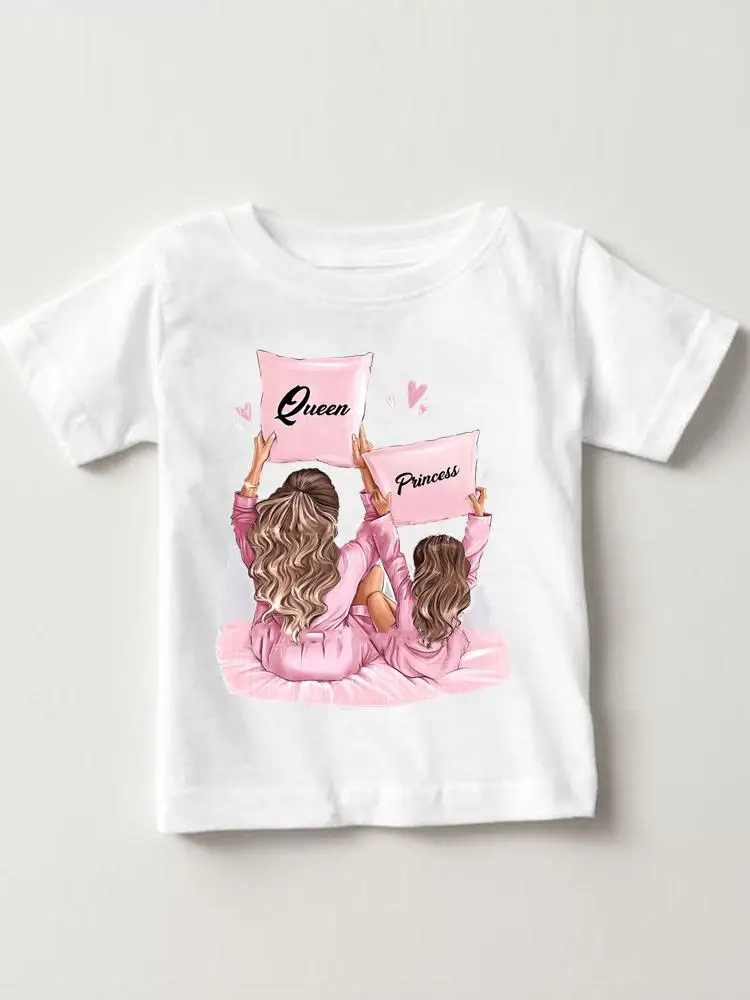 Camisetas estampadas para niños y niñas, ropa de manga corta con cuello redondo de los 90, con dibujos animados, para verano